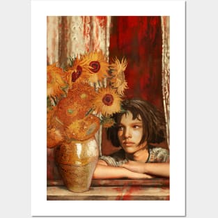 Mathilda's Sunflowers Posters and Art